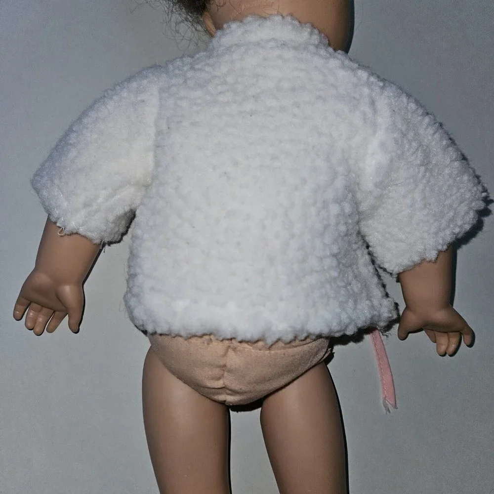 White Sherpa Short Sleeve Jacket 18